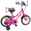 Børnecykel 14 tommer anbefalet til 3-5 år gammel Pink Sort