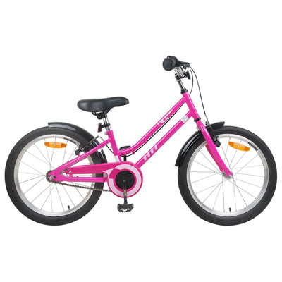 Børnecykel 20 tommer til børn i alderen 6-11 år Pink Sort