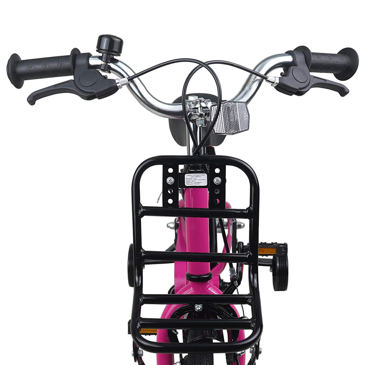 Børnecykel 16 tommer til 4-6 år gamle Pink og Sort