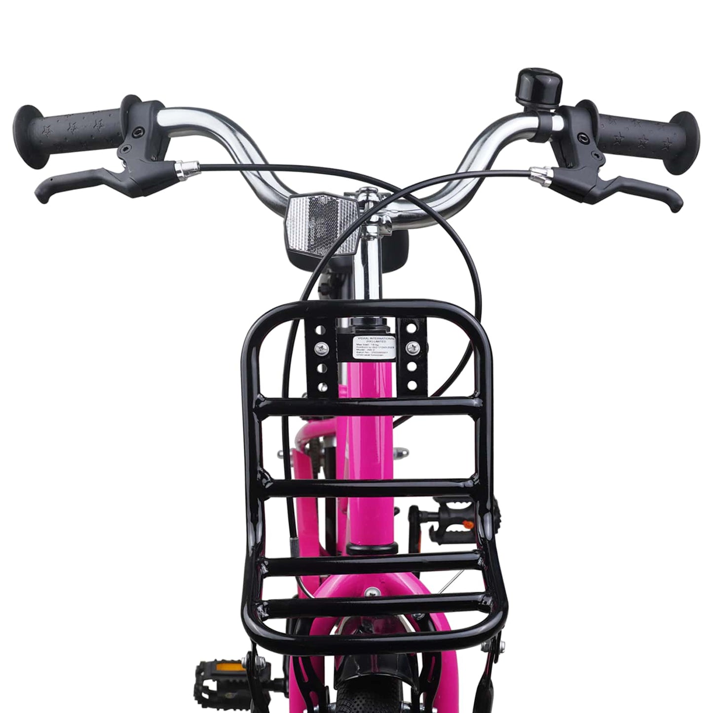 Børnecykel 20 tommer til børn i alderen 6-11 år Pink Sort