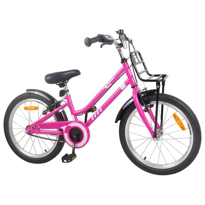 Børnecykel 20 tommer til børn i alderen 6-11 år Pink Sort