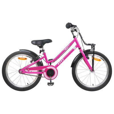 Børnecykel 20 tommer til børn i alderen 6-11 år Pink Sort