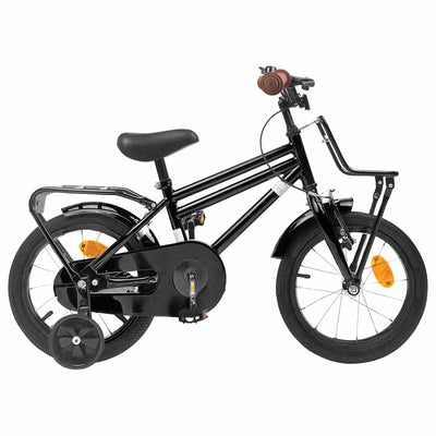 Børnecykel 12 tommer til 2-4 år gamle Sort