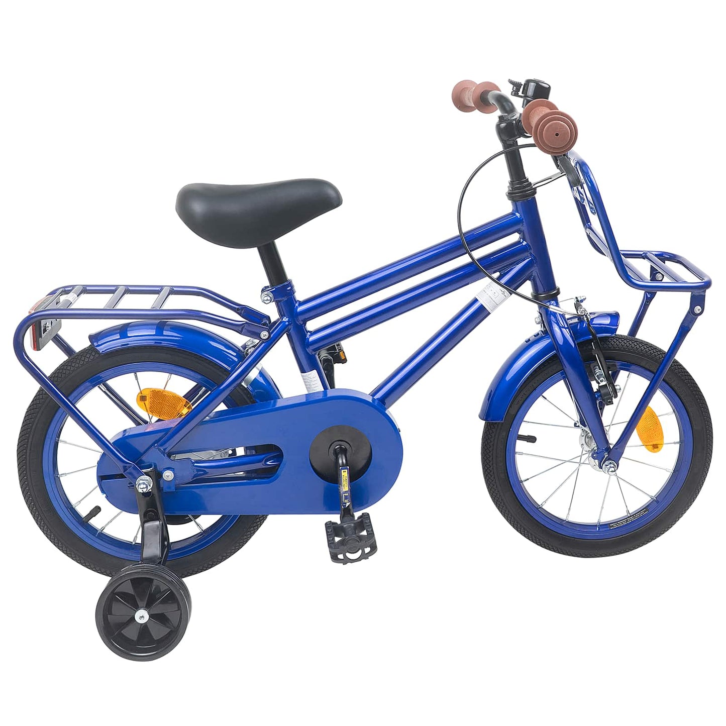 Børnecykel 14 tommer anbefalet til 3-5 år gammel Mørk blå
