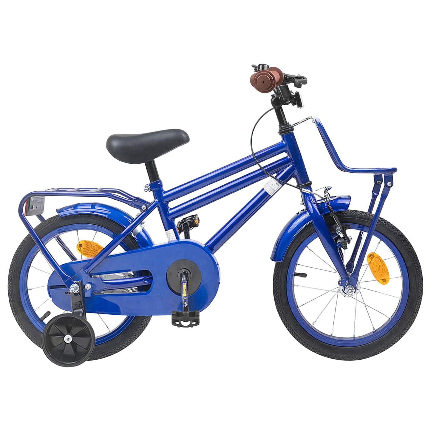 Børnecykel 16 tommer til 4-6 år gamle Mørk blå