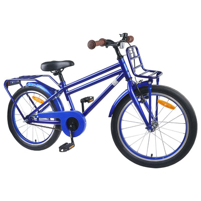 Børnecykel 22 tommer til 7-12 år gammel Mørk blå