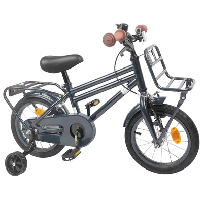 Børnecykel 12 tommer til 2-4 år gamle Mørkegrå