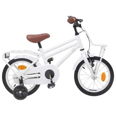 Børnecykel 16 tommer til 4-6 år gamle Hvid
