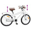 Børnecykel 22 tommer til 7-12 år gammel Hvid