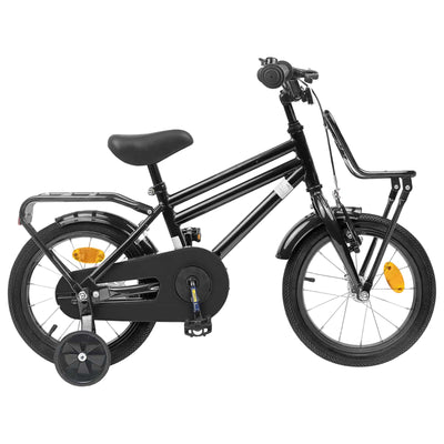 Børnecykel 12 tommer til 2-4 år gamle Sort