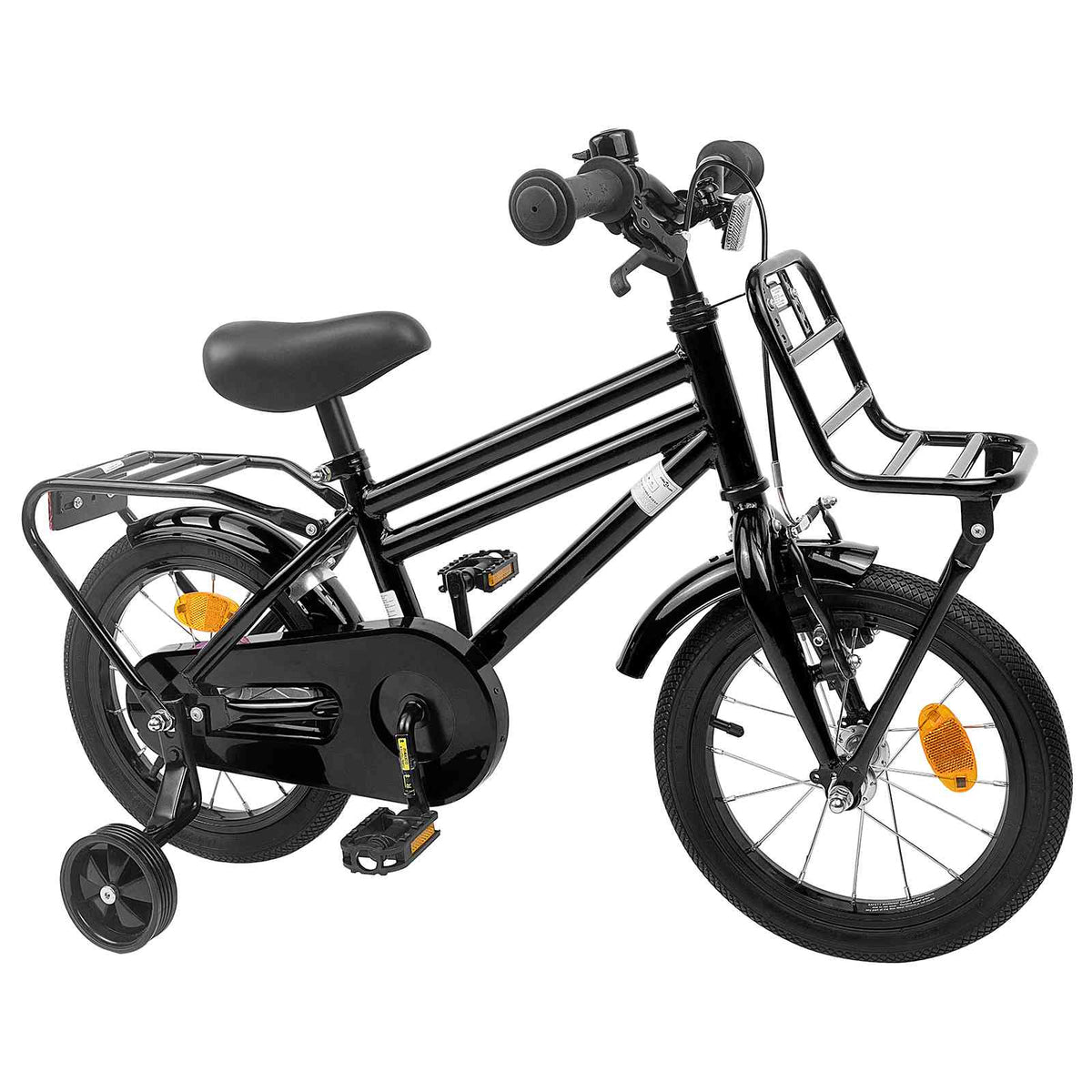 Børnecykel 16 tommer til 4-6 år gamle Sort