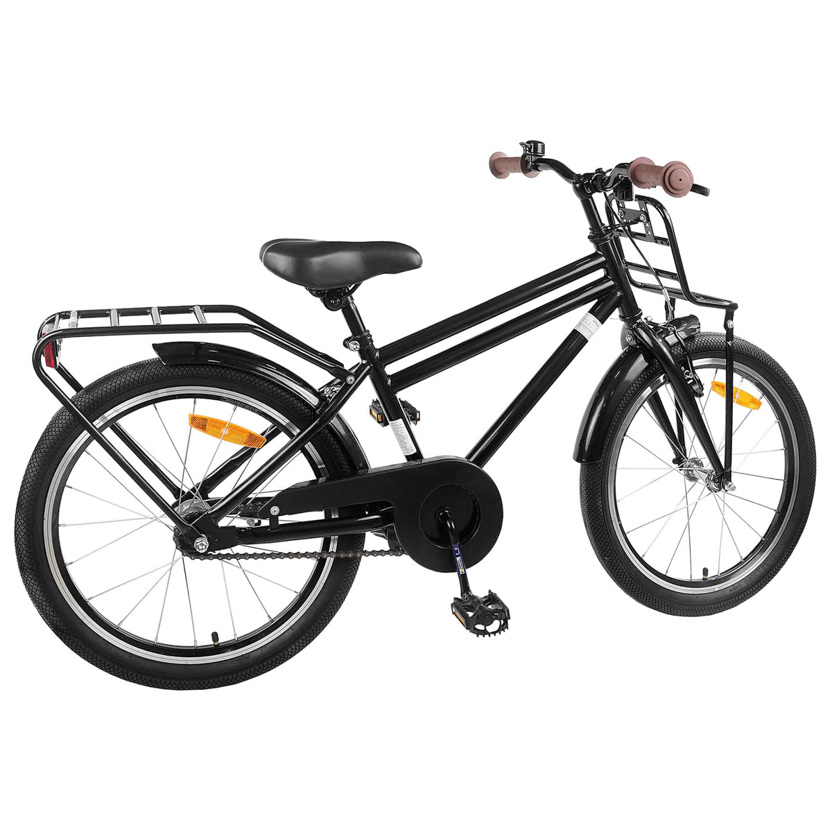 Børnecykel 22 tommer til 7-12 år gammel Sort