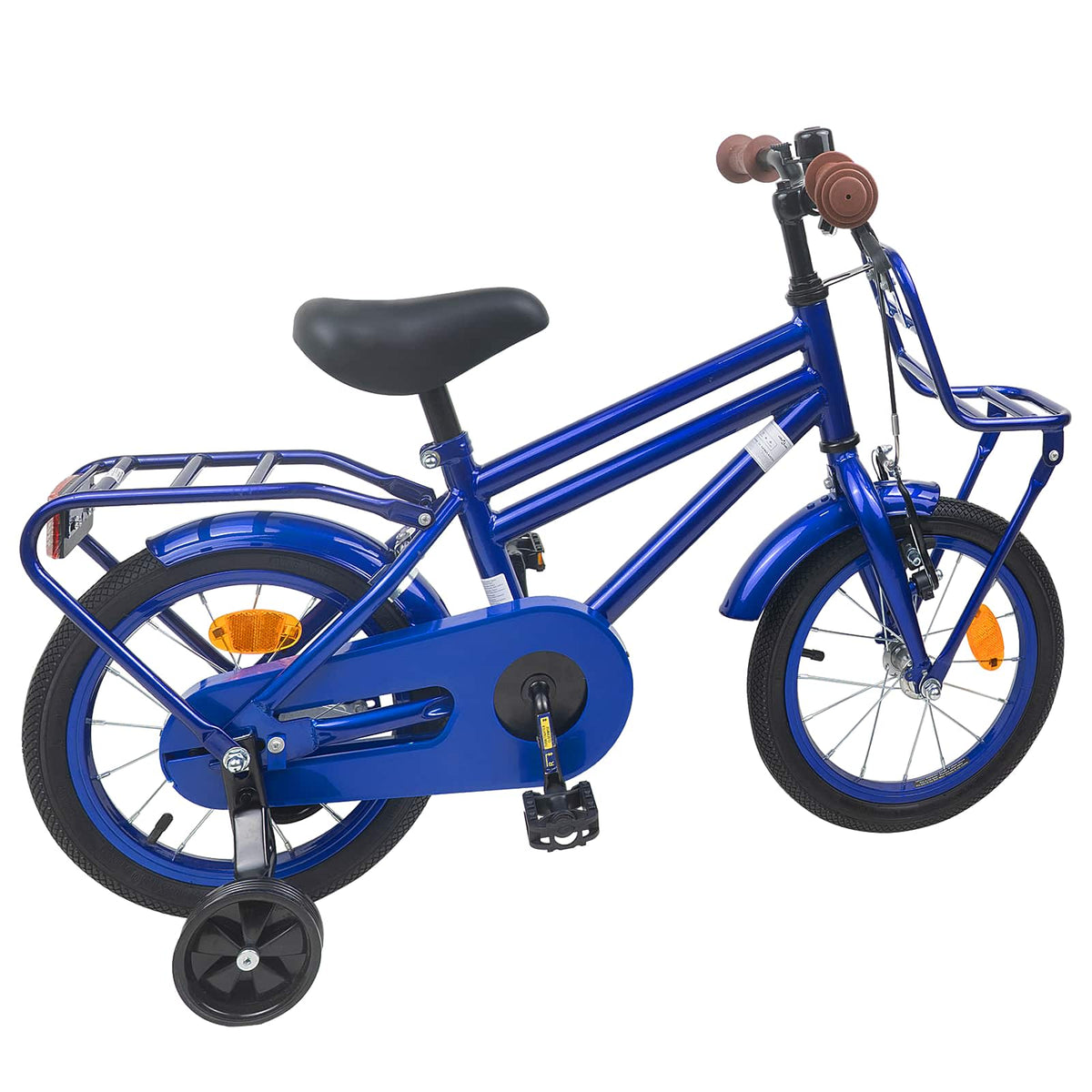 Børnecykel 14 tommer anbefalet til 3-5 år gammel Mørk blå