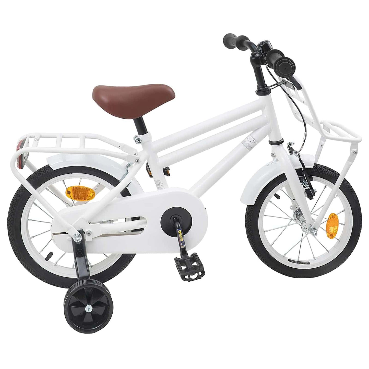 Børnecykel 12 tommer til 2-4 år gamle Hvid