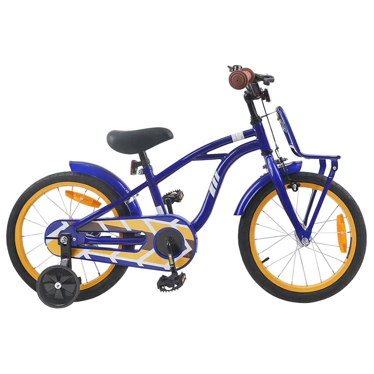 Børnecykel 16 tommer til 4-6 år gamle Mørk blå