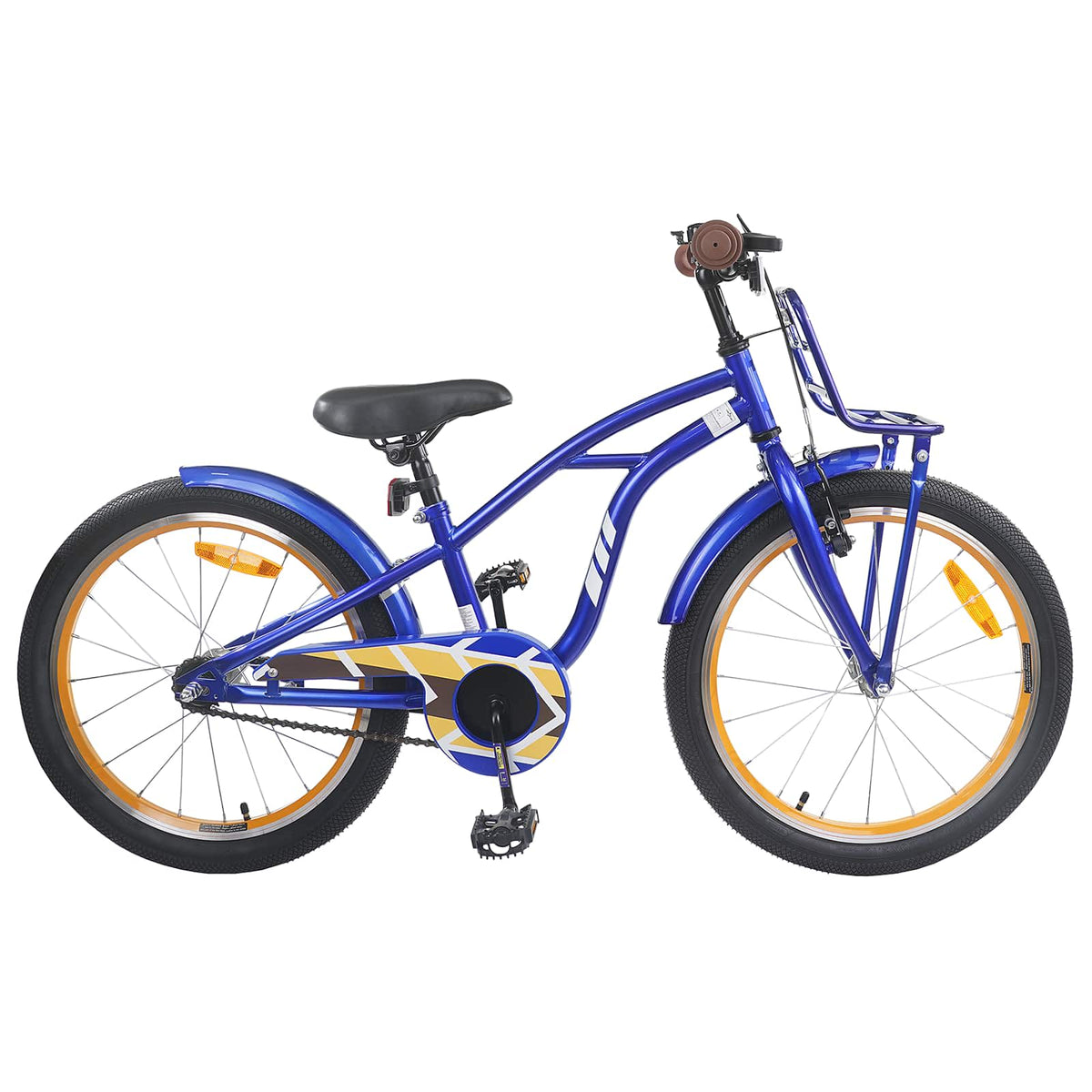 Børnecykel 20 tommer til børn i alderen 6-11 år Mørk blå