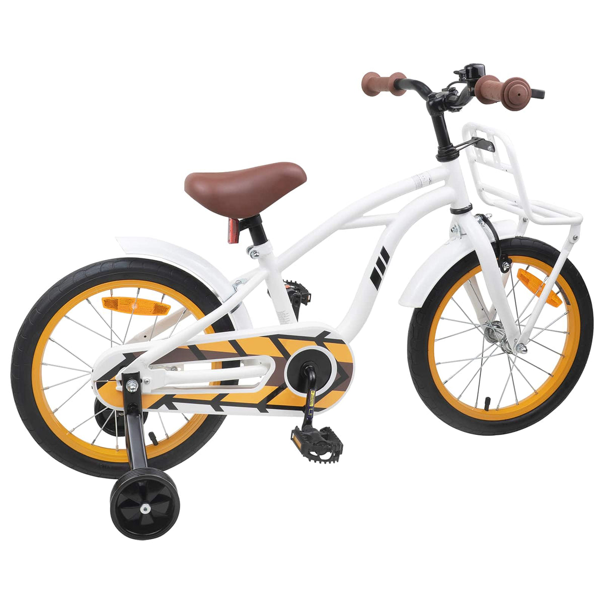 Børnecykel 16 tommer til 4-6 år gamle Hvid