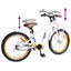Børnecykel 20 tommer til børn i alderen 6-11 år Hvid