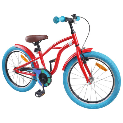 Børnecykel 20 tommer til børn i alderen 6-11 år Rød