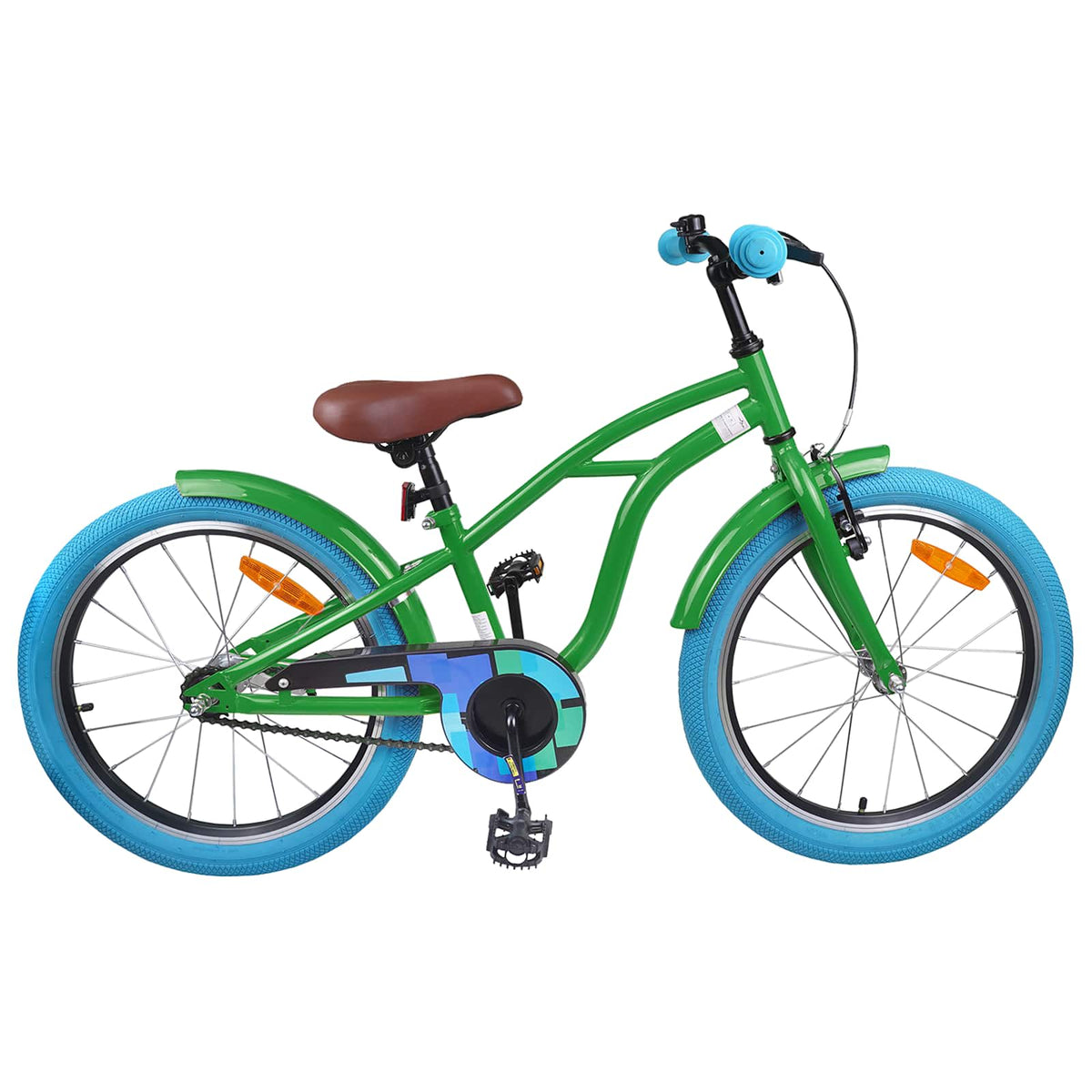 Børnecykel 20 tommer til børn i alderen 6-11 år Grøn