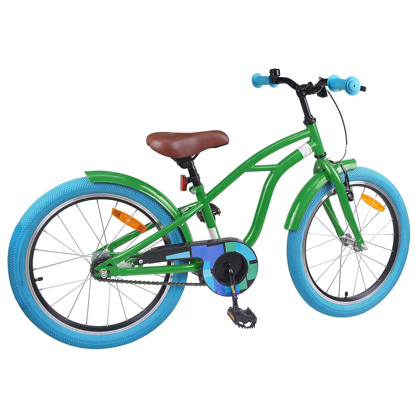 Børnecykel 22 tommer til 7-12 år gammel Grøn