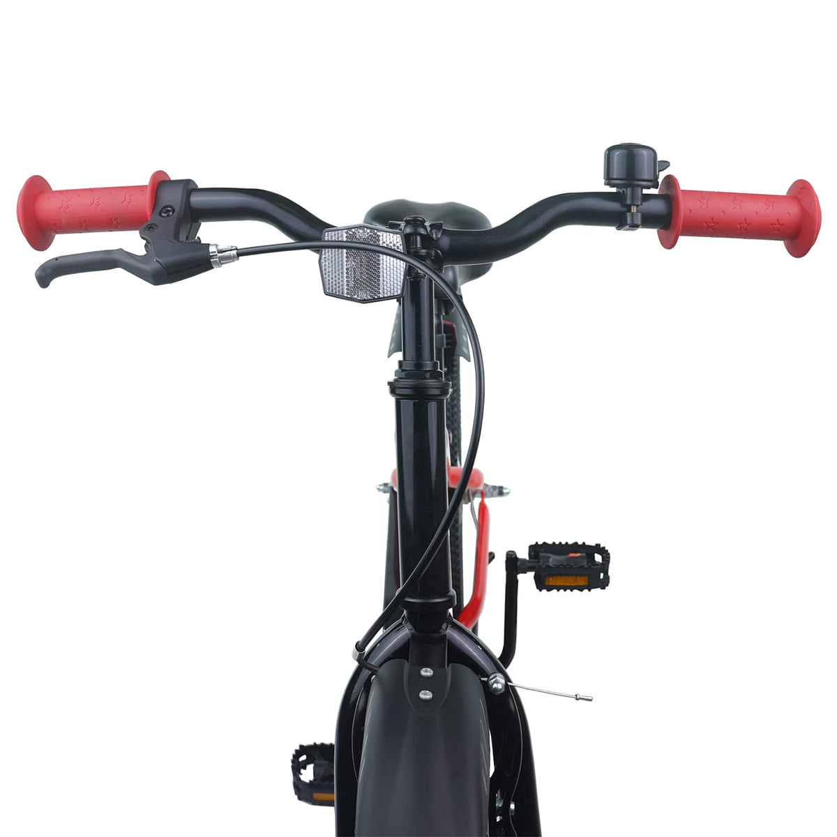 Børnecykel 20 tommer til børn i alderen 6-11 år Rød og Sort
