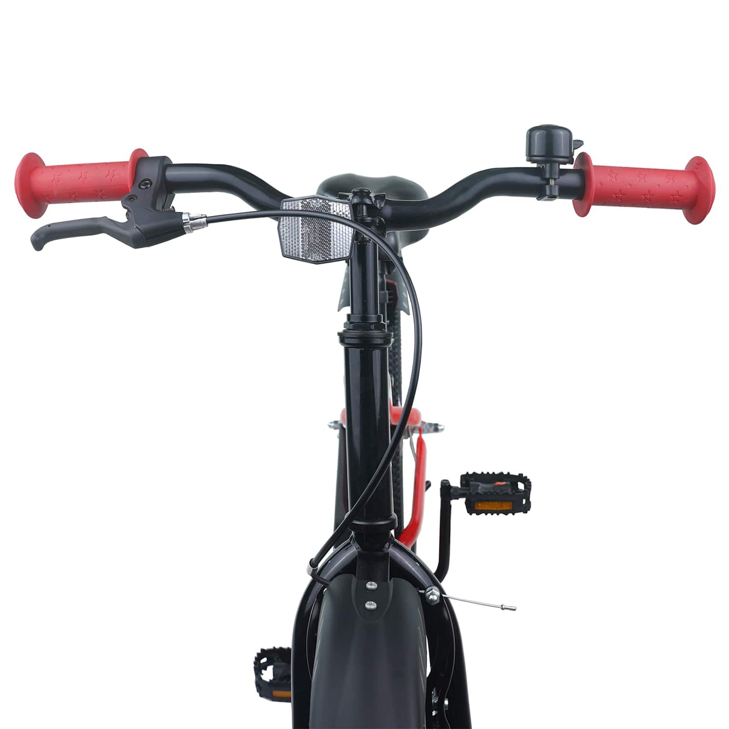 Børnecykel 22 tommer til 7-12 år gammel Rød og Sort