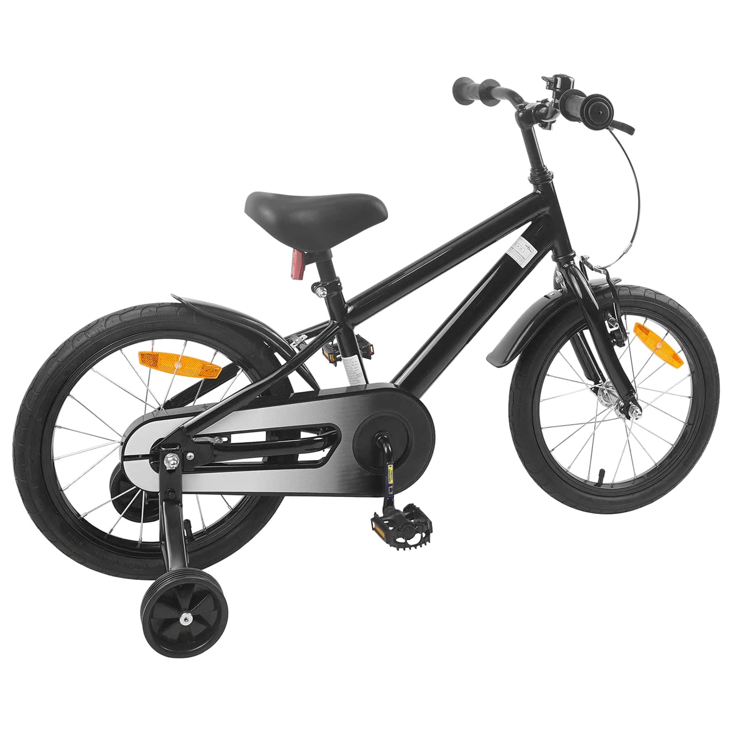 Børnecykel 16 tommer til 4-6 år gamle Sort