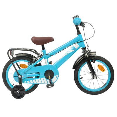Børnecykel 14 tommer anbefalet til 3-5 år gammel Lyseblå