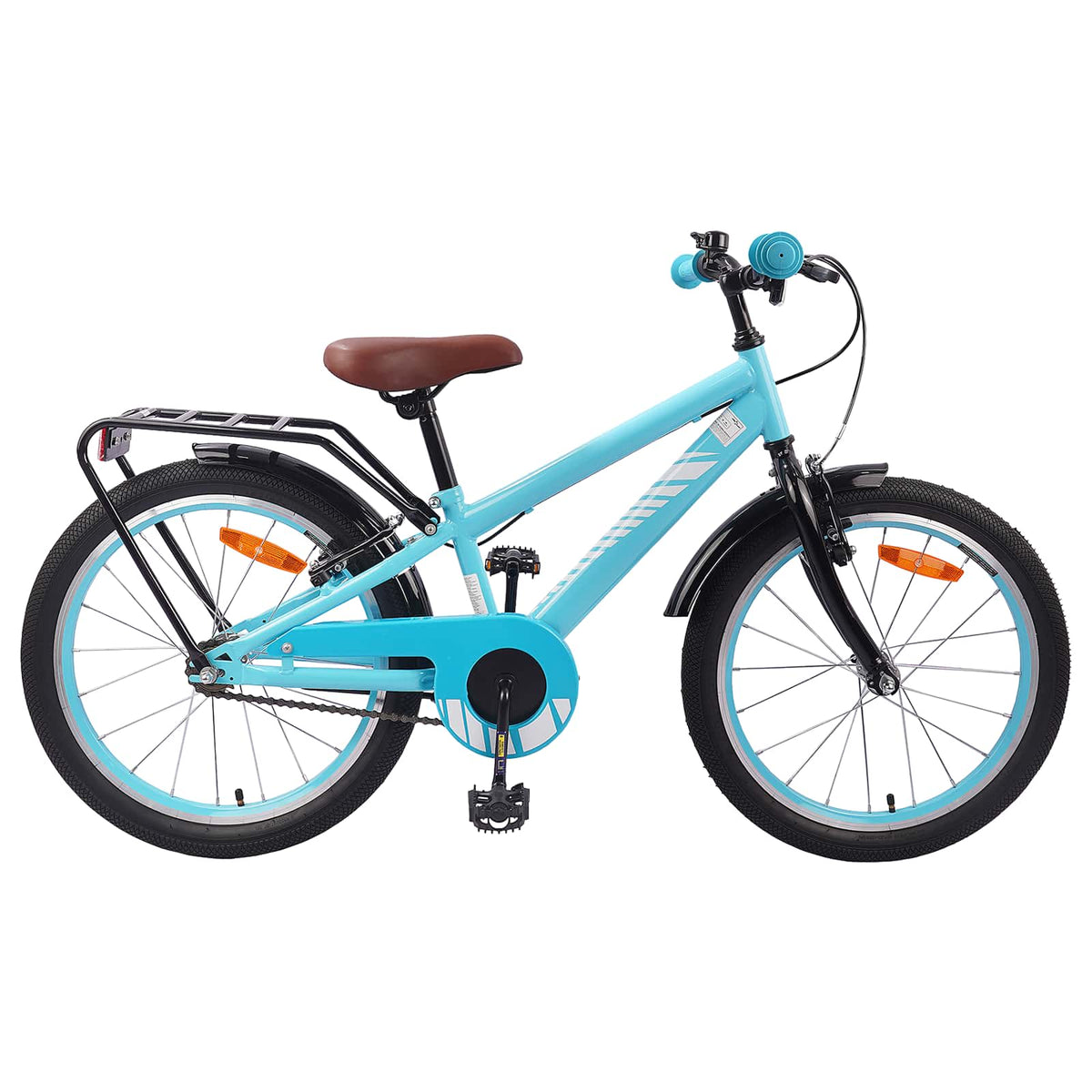 Børnecykel 18 tommer til 5-7 år gammel Lyseblå