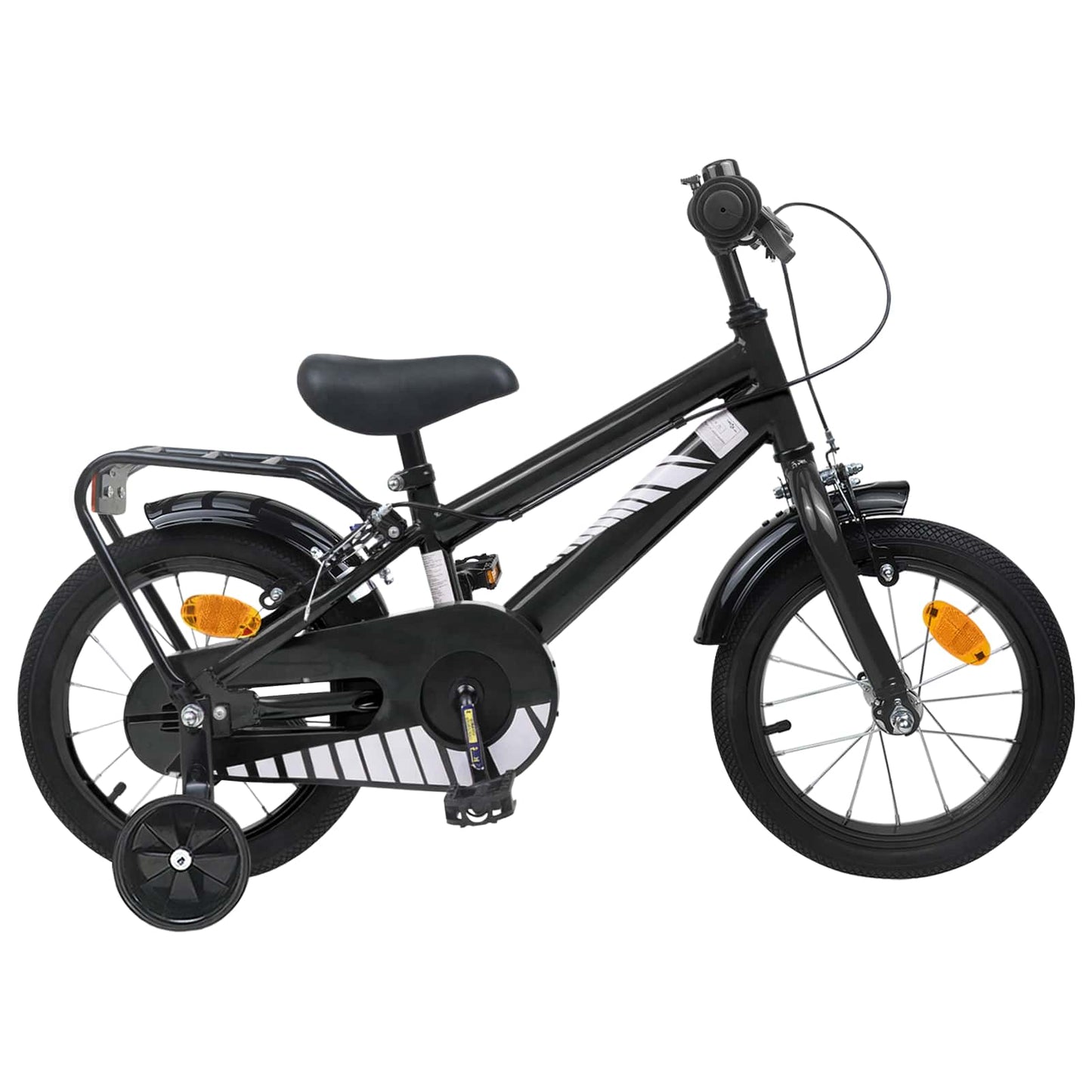 Børnecykel 14 tommer anbefalet til 3-5 år gammel Sort