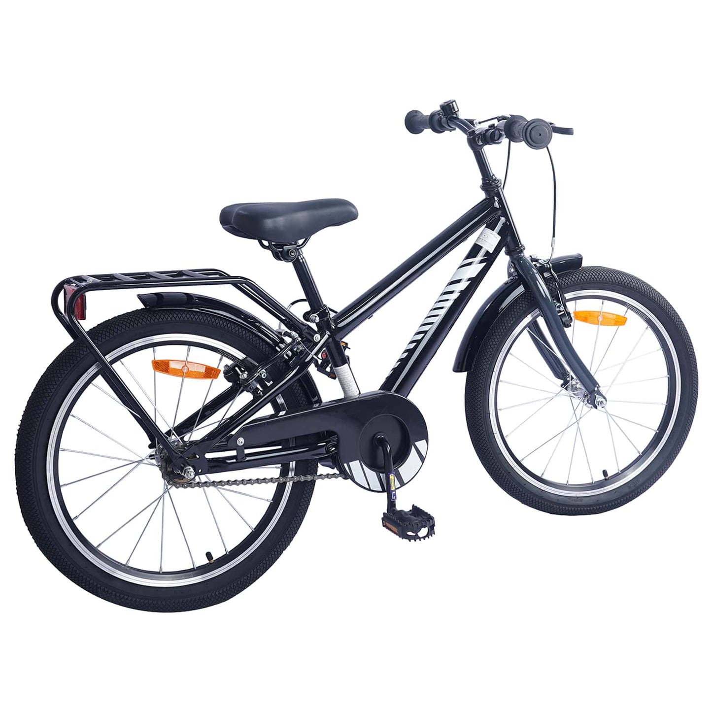 Børnecykel 18 tommer til 5-7 år gammel Sort