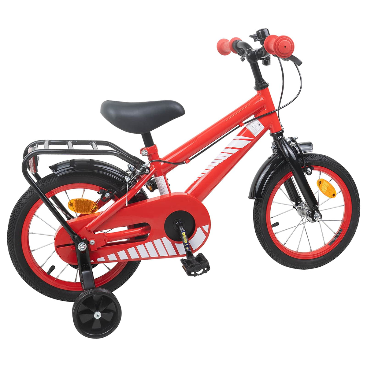 Børnecykel 14 tommer anbefalet til 3-5 år gammel Rød