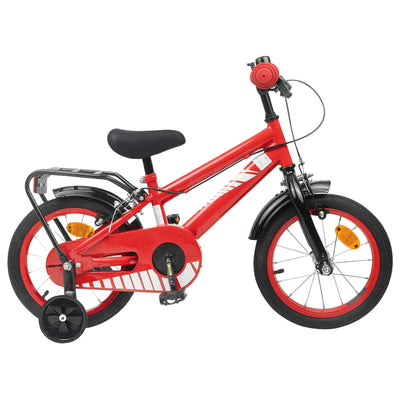Børnecykel 16 tommer til 4-6 år gamle Rød