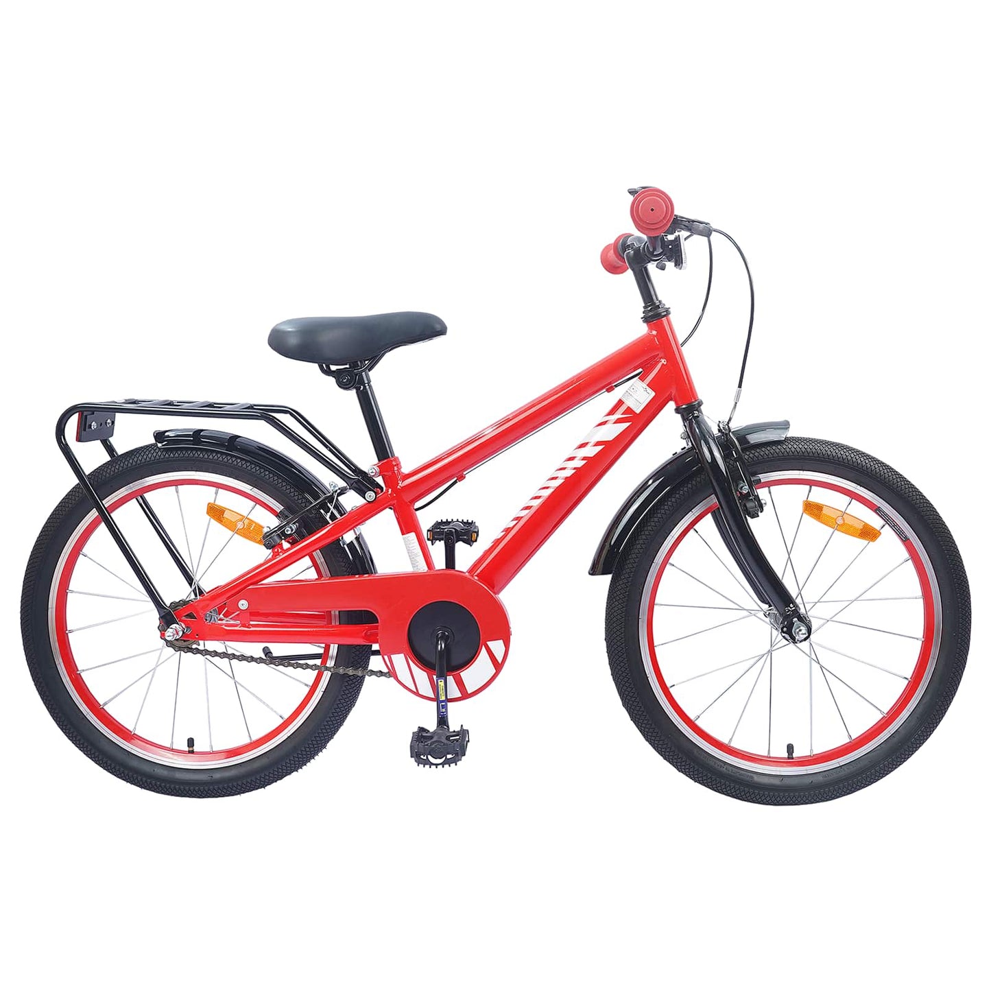 Børnecykel 18 tommer til 5-7 år gammel Rød