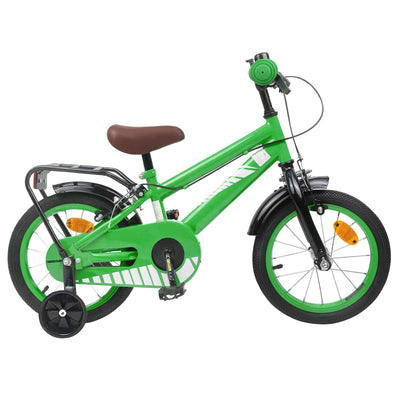 Børnecykel 12 tommer til 2-4 år gamle Grøn