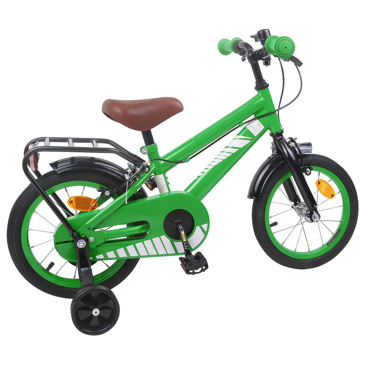 Børnecykel 16 tommer til 4-6 år gamle Grøn