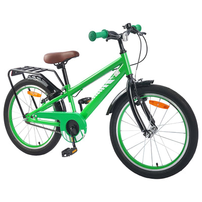 Børnecykel 20 tommer til børn i alderen 6-11 år Grøn