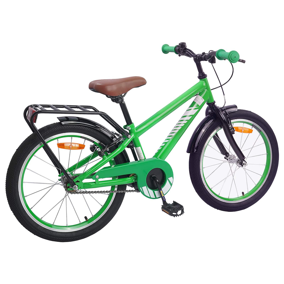 Børnecykel 20 tommer til børn i alderen 6-11 år Grøn