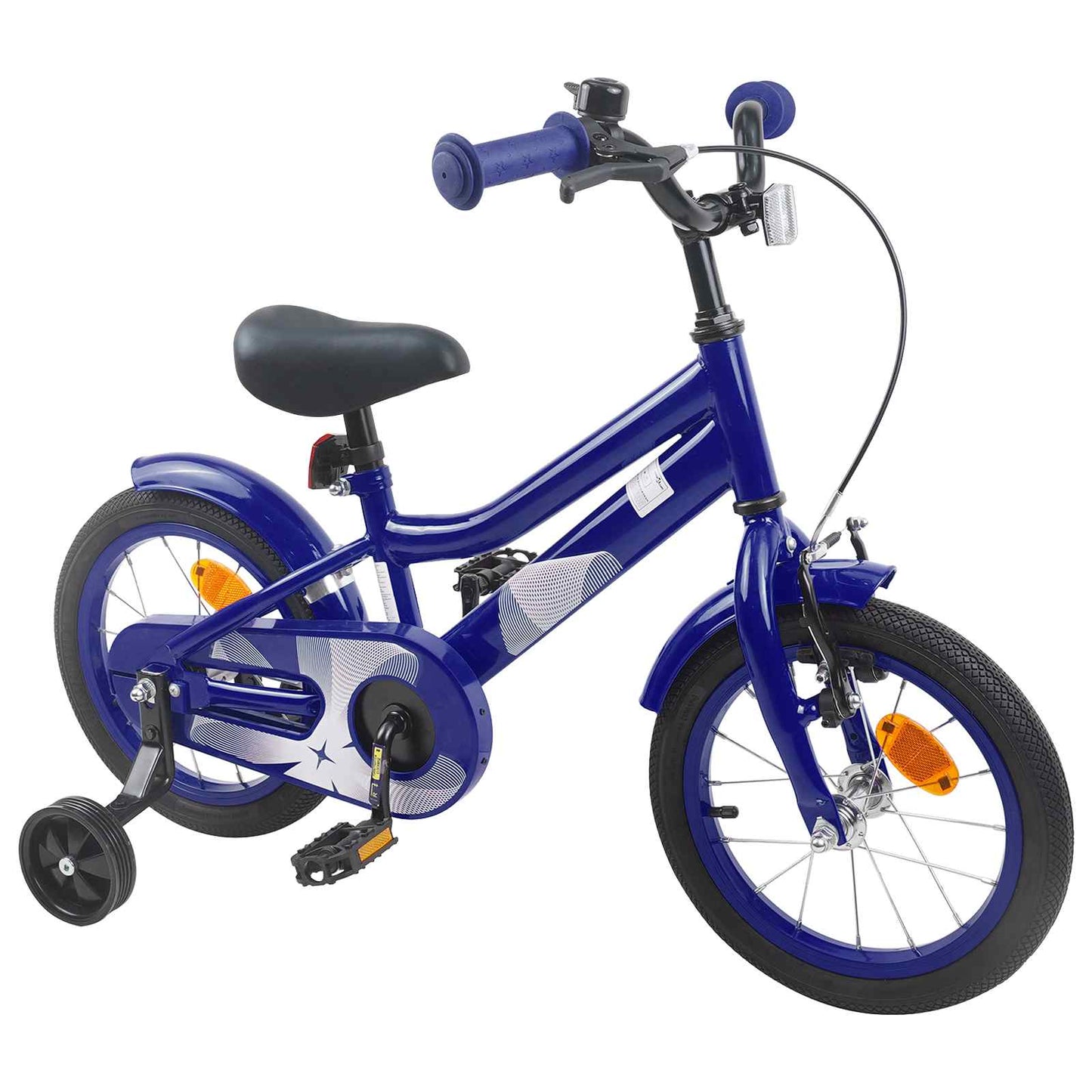 Børnecykel 16 tommer til 4-6 år gamle Mørk blå