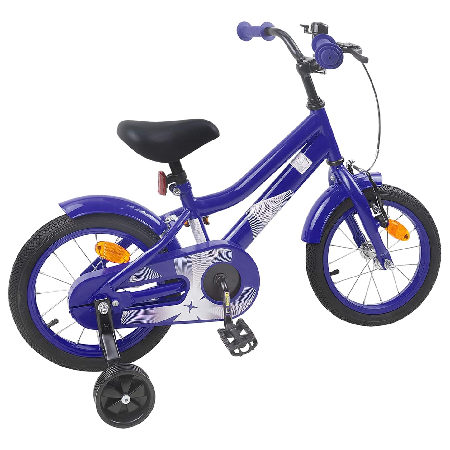 Børnecykel 16 tommer til 4-6 år gamle Mørk blå