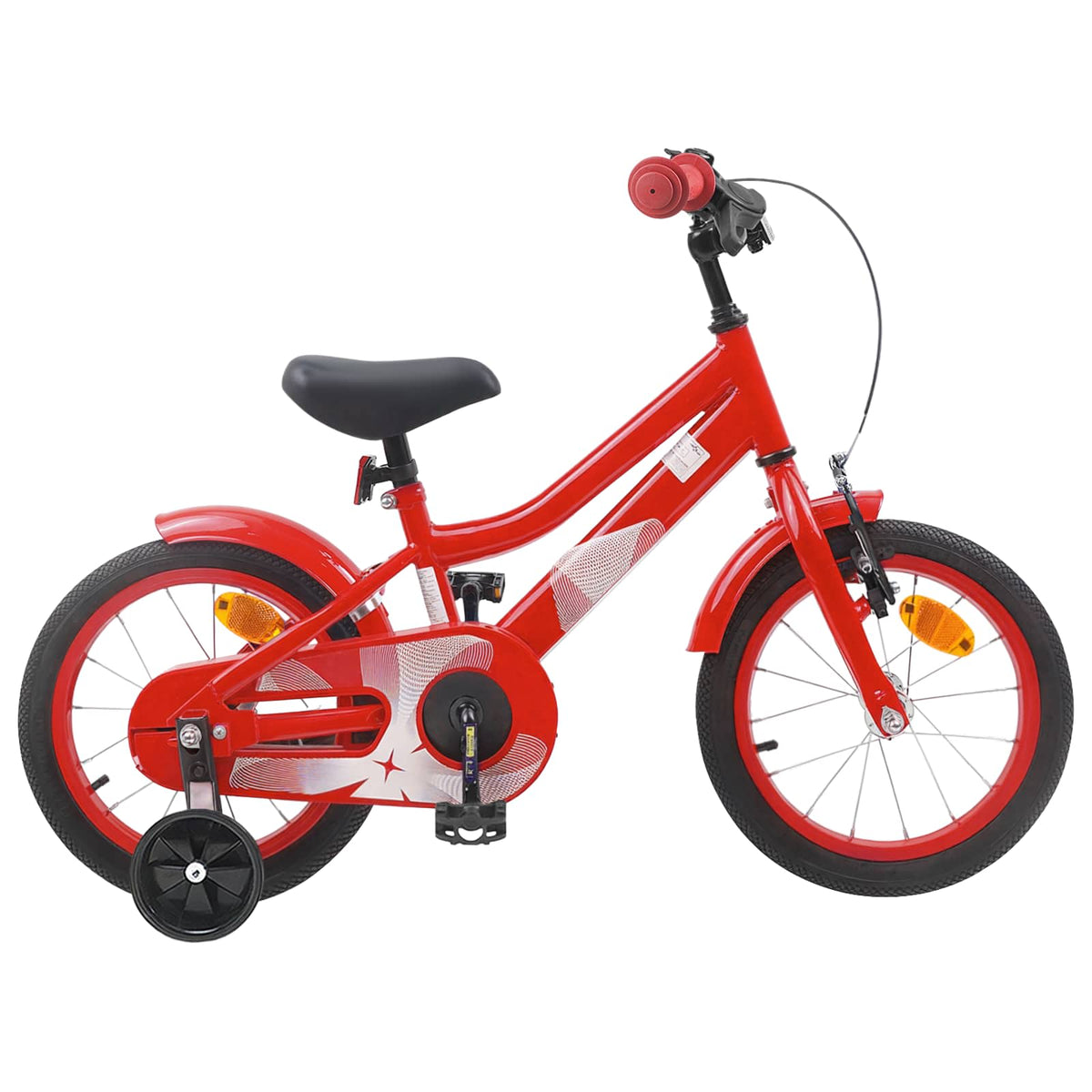 Børnecykel 14 tommer anbefalet til 3-5 år gammel Rød