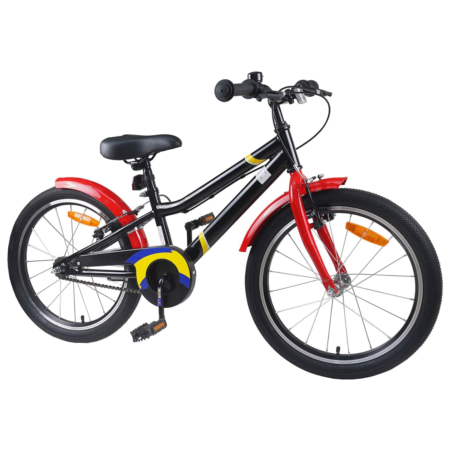 Børnecykel 20 tommer til børn i alderen 6-11 år Rød og Sort