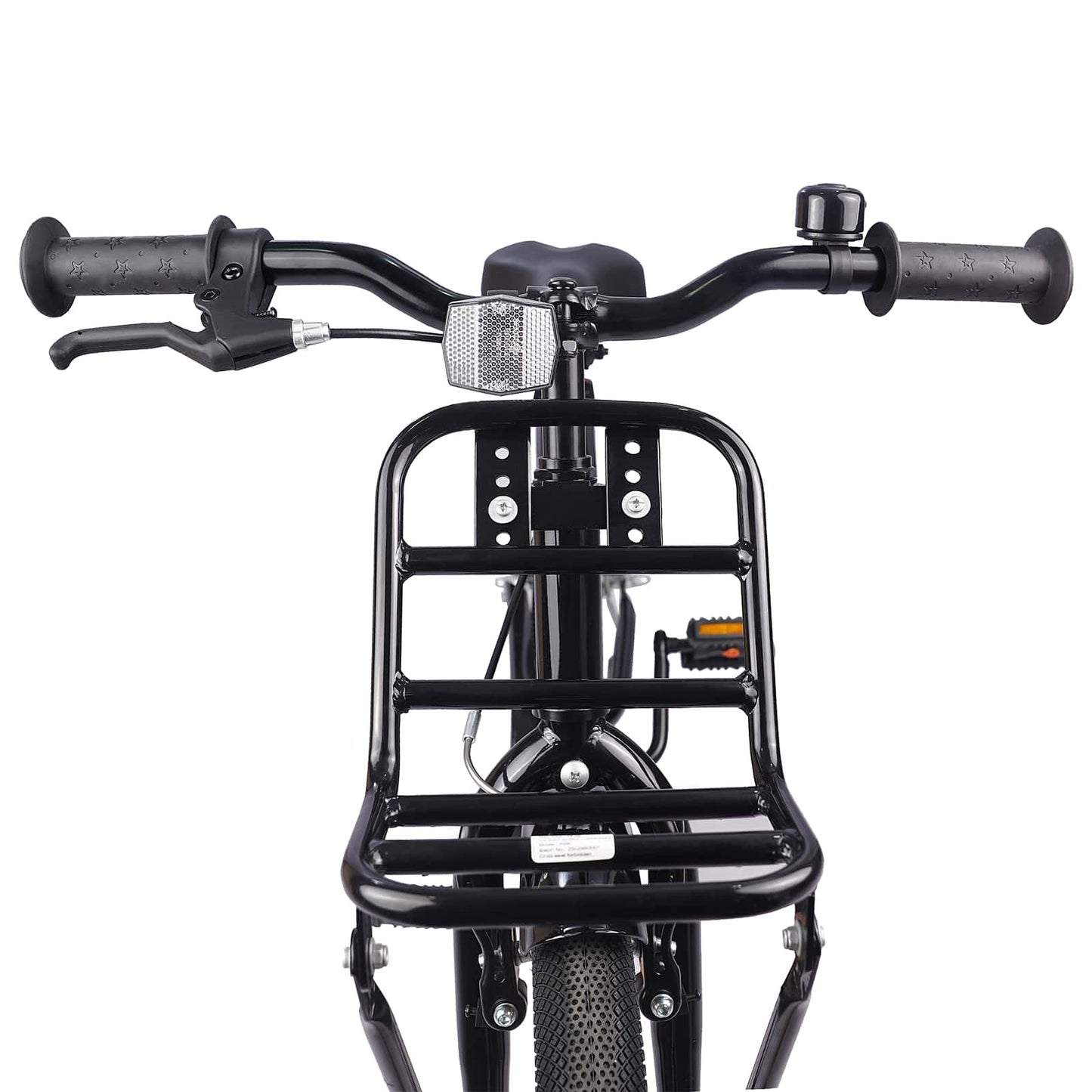 Børnecykel 20 tommer til børn i alderen 6-11 år Orange Sort