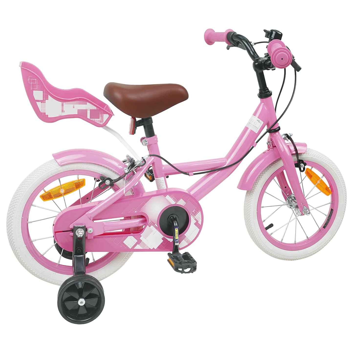 Børnecykel 14 tommer anbefalet til 3-5 år gammel Lys pink