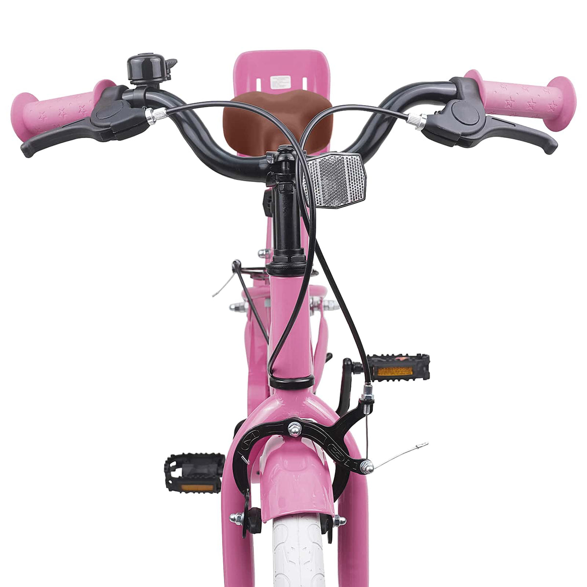 Børnecykel 18 tommer til 5-7 år gammel Lys pink