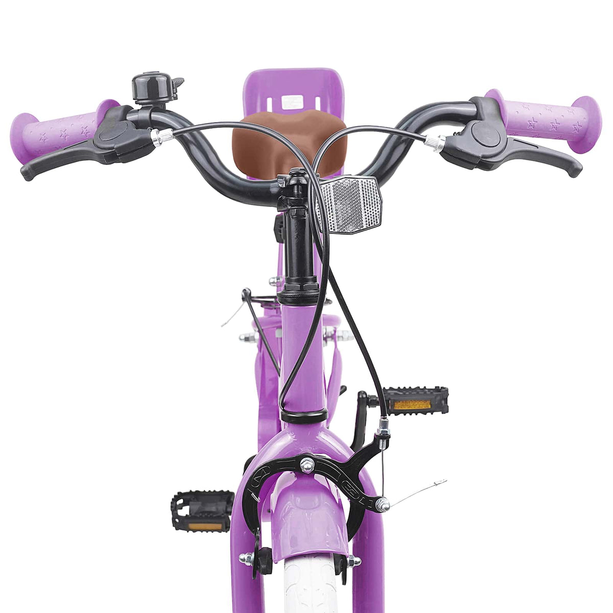 Børnecykel 18 tommer til 5-7 år gammel Lilla