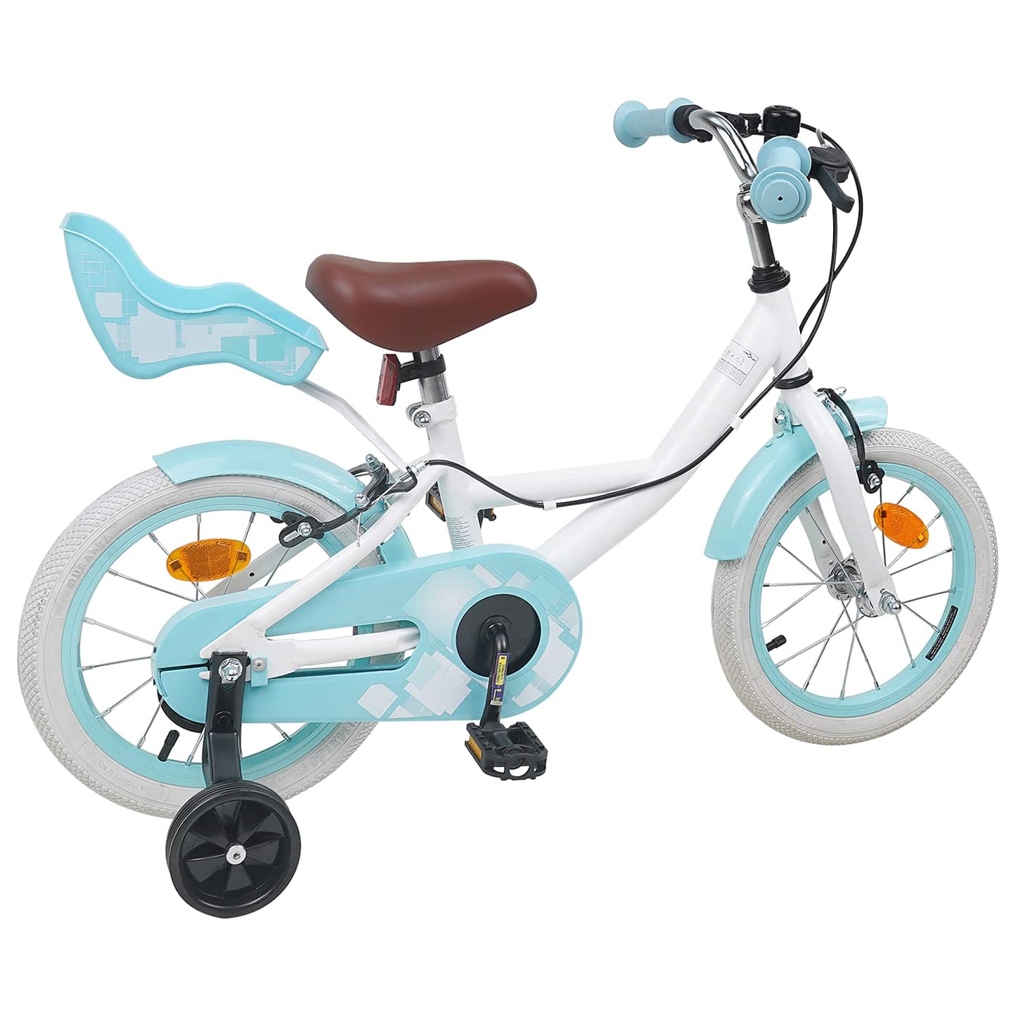 Børnecykel 16 tommer til 4-6 år gamle Hvid