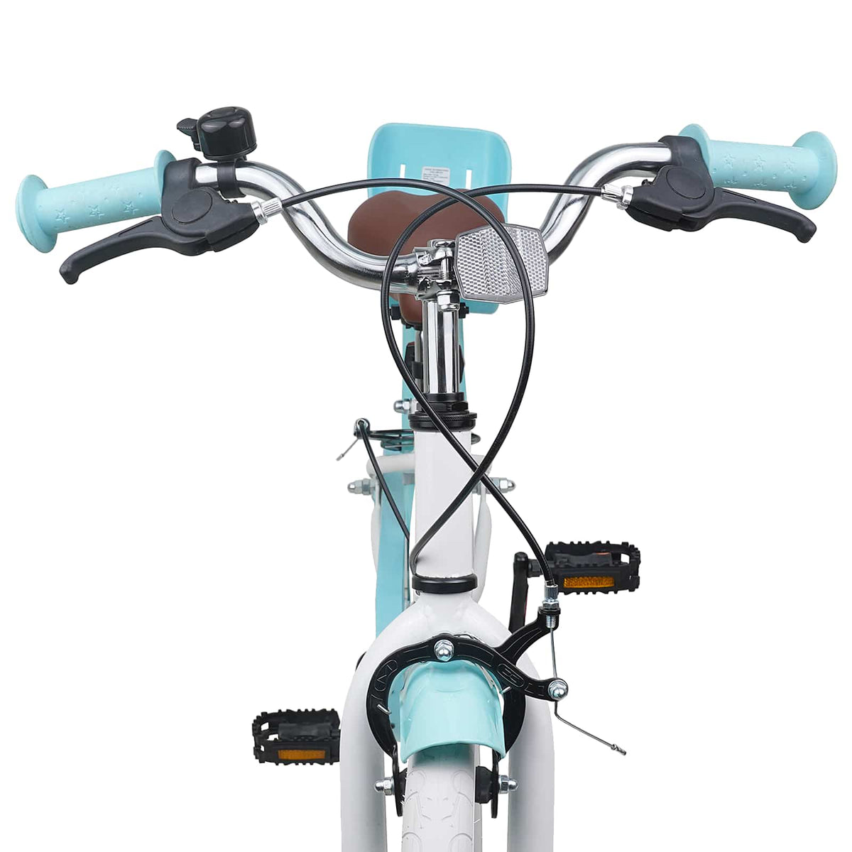 Børnecykel 18 tommer til 5-7 år gammel Hvid