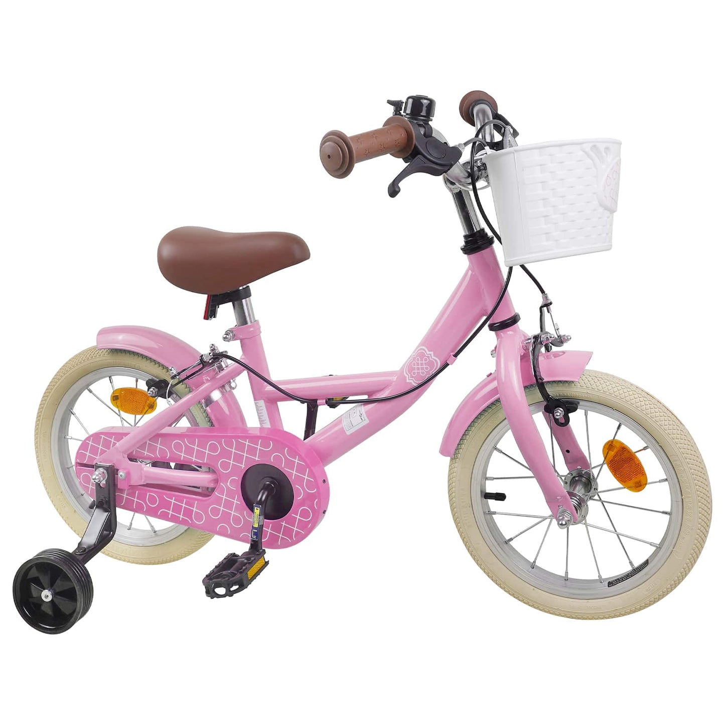 Børnecykel 16 tommer til 4-6 år gamle Lys pink